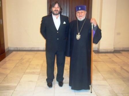 Армения, Ереван, Католикос Гарегин II и Шульгин , Президентский Прием, ноябрь 2011